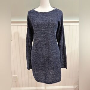 Eileen Fisher Navy Long Sleeve Dress
